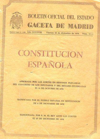 CONSTITUCION 1978